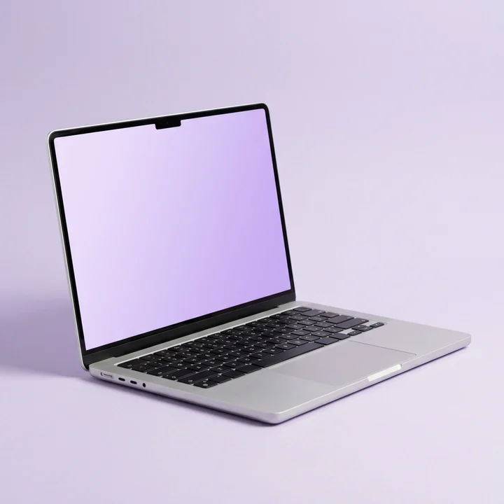 Laptop hardware illustration